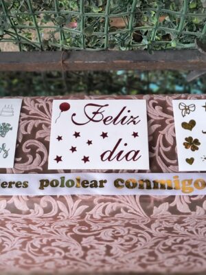 Cintas personalizadas (solo frases disponibles de la imagen